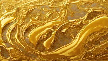 melted gold liquid texture background