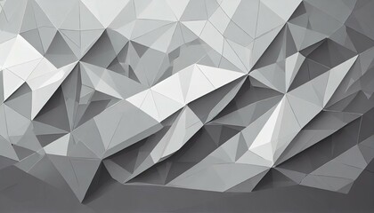 gray white polygon mosaic background business and corporate background