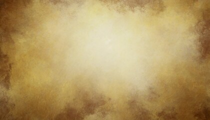 pale gold background with beige or cream center and old brown border in vintage distressed texture...