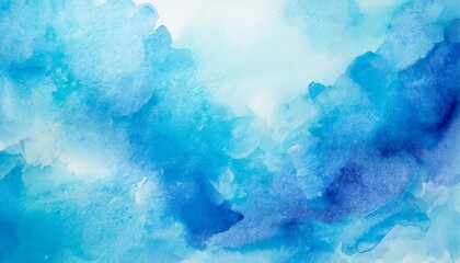 Fototapeta na wymiar abstract watercolor background in shades of blue