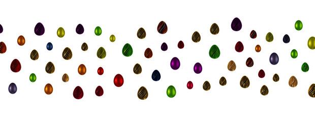 colorful easter eggs