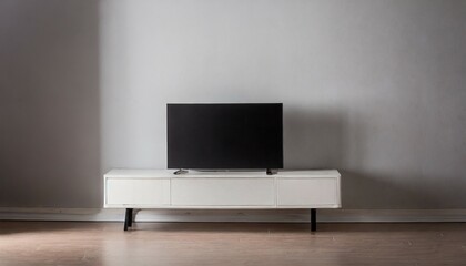 tv stand on a background generative ai