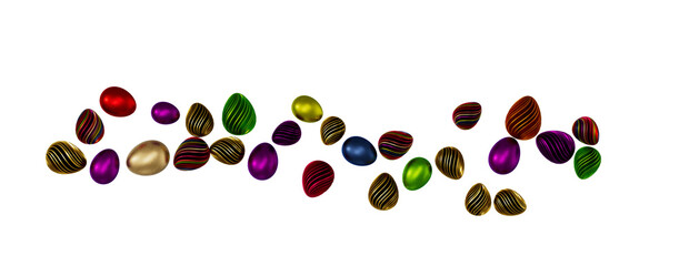 colorful easter eggs