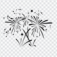 Background design with fireworks