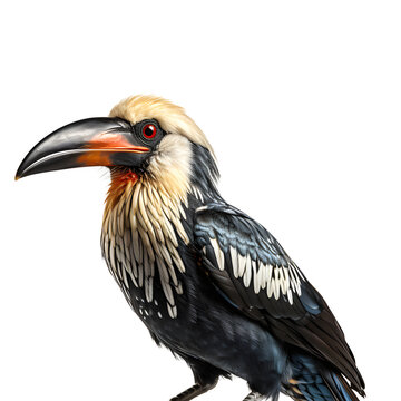 recommend clip art: hornbill isolated on transparent background ,hornbill bird png ,generative ai