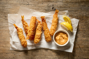 breaded Torpedo shrimps