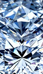 fondo textura diamante diamantes gema azul cristal precioso duro dureza joya brillante triángulos geométrico  - obrazy, fototapety, plakaty