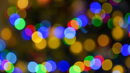 blurred lights abstract color background  