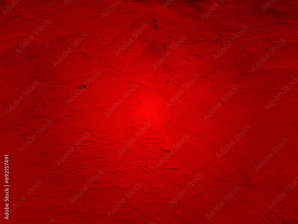 Poster abstract red backdrop grunge vector background horror style. red paper with bright center spotlight 