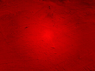 abstract red backdrop grunge vector background horror style. Red paper with bright center spotlight...