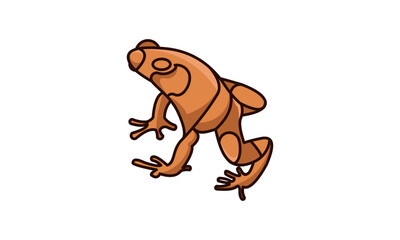 frog logo design vector illustrationfrog logo design vector illustration