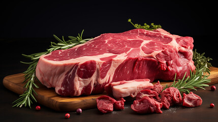 Steak rind Hüftsteak weiderind argentinien kobe irisches rindfleisch, beefsteack, roh, lecker , frisch  metzger