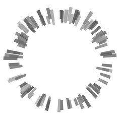 Thick lines around the circle equalizer.