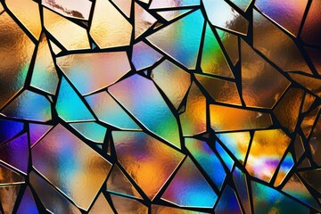 abstract stained-glass mosaic background 
