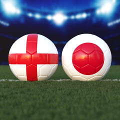 England vs. Japan Soccer Match