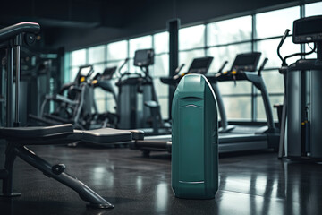 The flawlessly wiped and sanitized gym equipment, underlining the significance of maintaining...