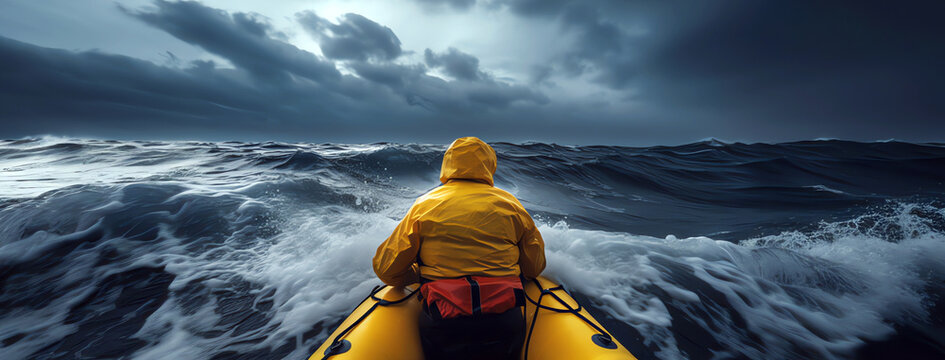 storm survivor, AI generated