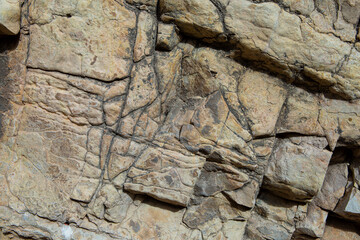 Natural rock gray wall texture