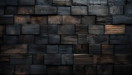 a closeup image of burned wooden surfaces with the pattern and grain