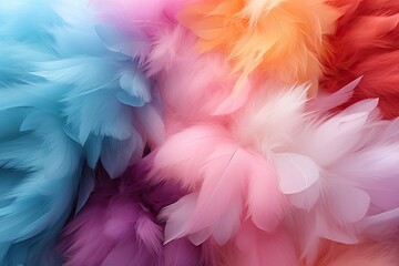 Colorful cotton background with color fabric and fluffy soft texture.