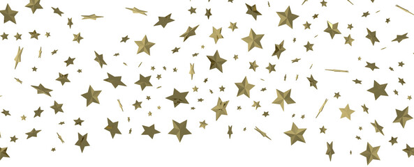 Cosmic Christmas Showers: Dynamic 3D Illustration of Descending Celestial Showers for the Holidays