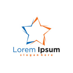 Vector star logo icon vector template design