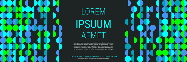 Digital technology vector concept illustration. Abstract geometric style background. Design for banner, booklet, brochure cover, flyer