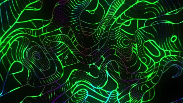 Neon colorful background, background abstraction, dark background, glow