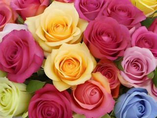 colorful roses wallpaper