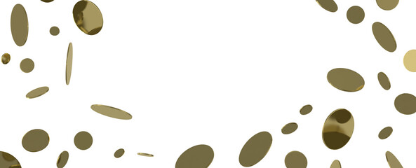 Glittering golden confetti png. Glittering golden