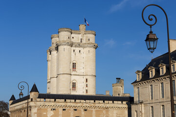 The castle of Vincennes is a fortress located in Vincennes, in the eastern suburbs of Paris