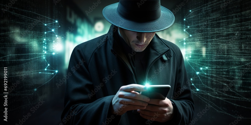 Poster investigators can evaluate push messages from smartphones, uncovering valuable information and even 