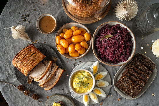Traditional Danish Christmas table