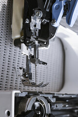disassembled sewing machine.