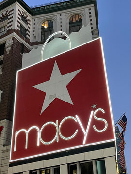 Levi's logo and sign in midtown Manhattan