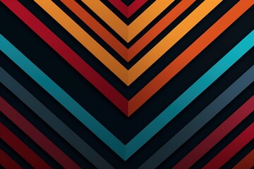 Vector Nostalgia: 1970s, 80s, 90s Retro Colors in Vintage Striped Design