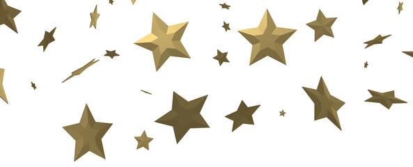 XMAS golden stars -