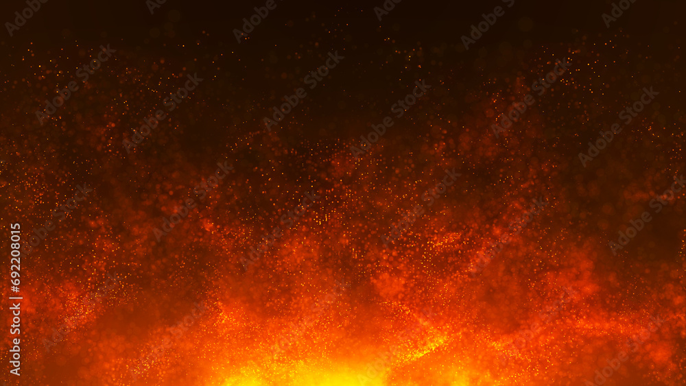 Poster digital technology background. wave of glowing points. futuristic background for presentation design