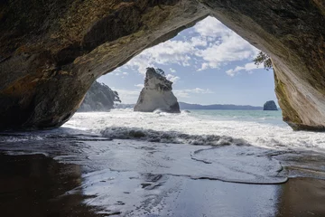Foto auf Acrylglas Te Whanganui-A-Hei, Cathedral cove, New Zealand © Marcela