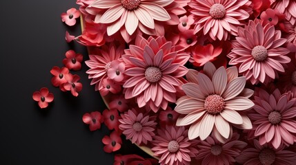 Mothers Day Decorations Concept Top View , Background HD, Illustrations