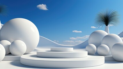 Round White Table Graceful Compositions Fresh , Background HD, Illustrations