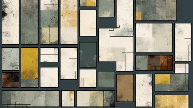 A vibrant collection of squares in various colors. Perfect for adding a pop of color to any project