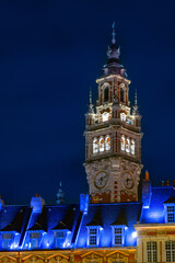 Fototapeta premium Lille, Beffroie, Grand'Place, Place Du Général de Gaulle, Place de la Déesse