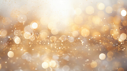 Gold silver shine bokeh, Photoshop Overlays, Christmas magic shine light, wedding on white background