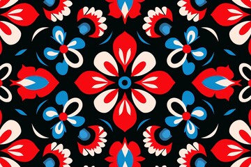 seamless pattern with flowers