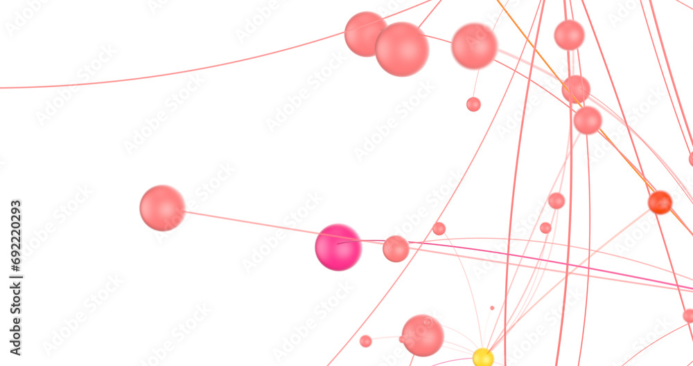 Poster Concept of AI technology, Motion of digital data flow.