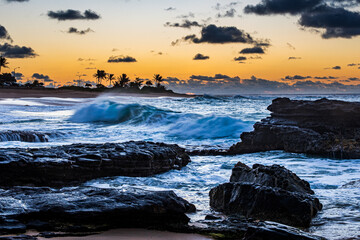 sunrise over the sea