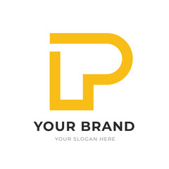 Set of Letter LP, PL, L, P Logo Design Collection, Initial Monogram Logo, Modern Alphabet Letter LP, PL, L, P Unique Logo Vector Template Illustration for Business Branding.