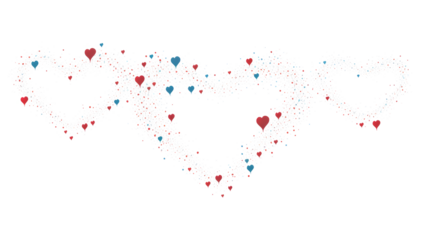 Vector dotted hearts. Honeymoon trip, honeymoon, airplane dotted tracks. Dotted lines, heart, travel by plane. The love route on white background