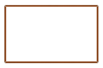 Obraz premium 3D skirtingboard illustration view from above on white and black background on a transparent background